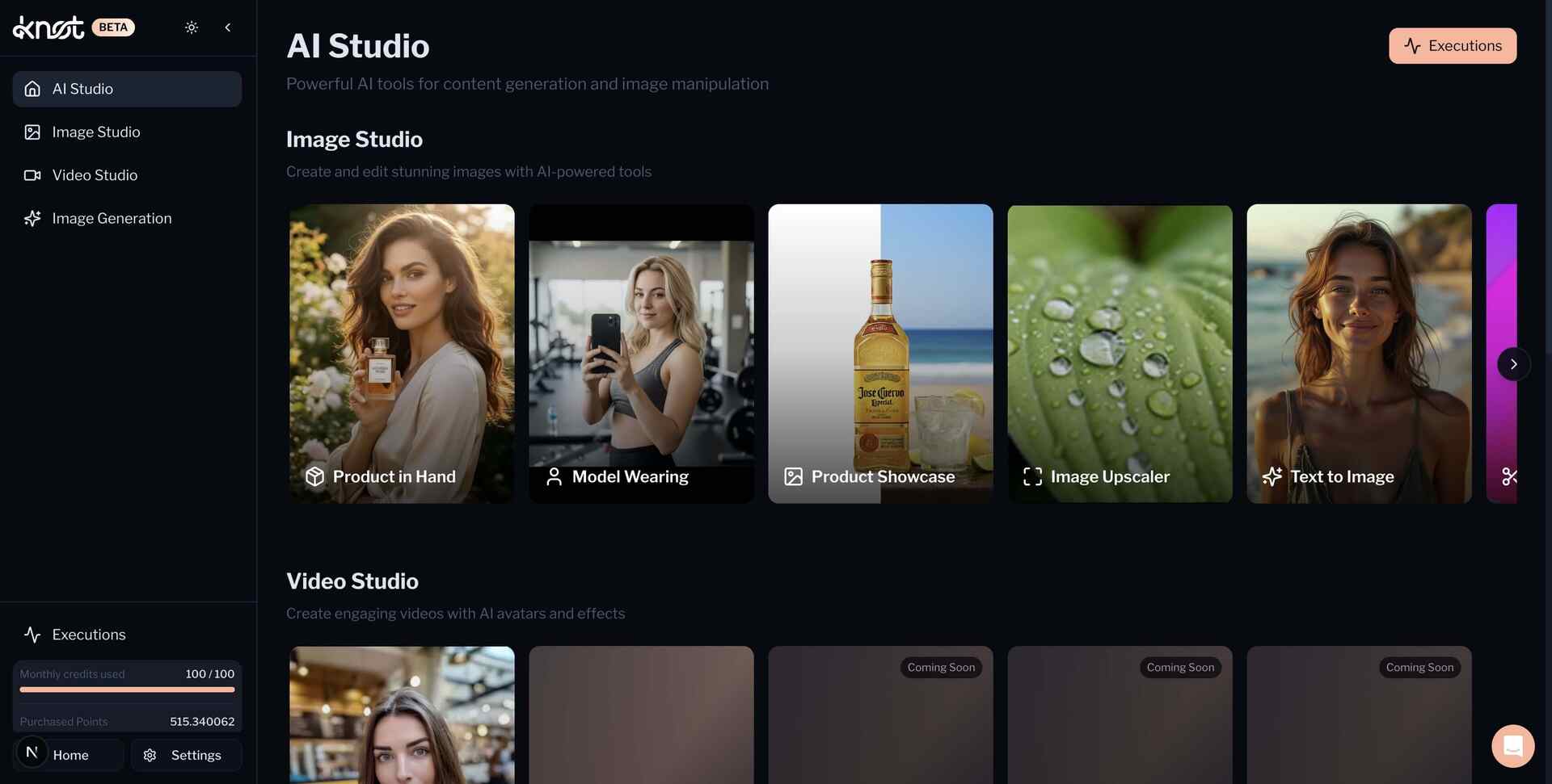 AI Studio showcase